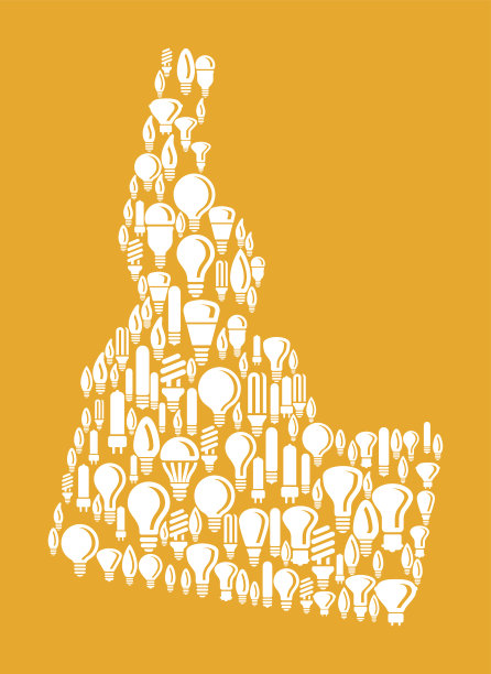 爱达荷州的矢量灯泡图案背景图片下载