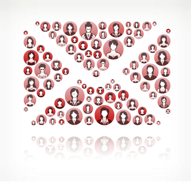 字母女人的脸女孩力量图案图片下载