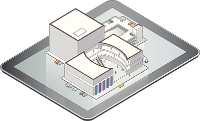 网上购物中心插图图片下载