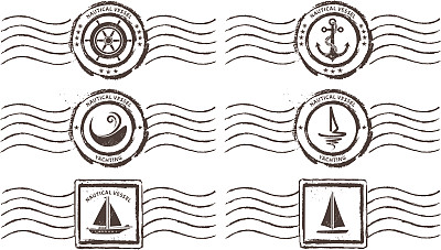 航海船邮票图片下载