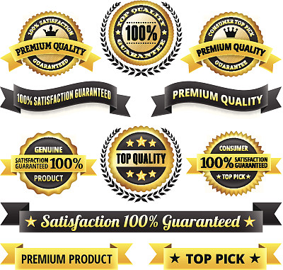 高品质及满意保证金章精选图片下载