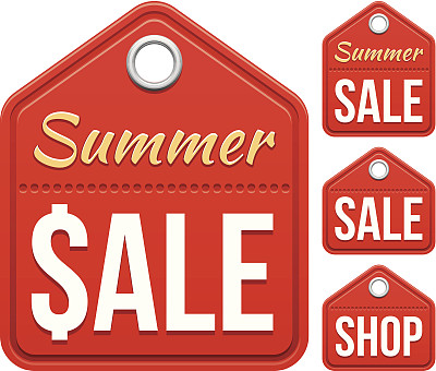 夏天出售标签图片下载