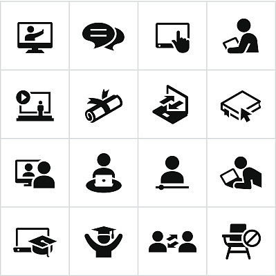 在线教育的图标图片下载