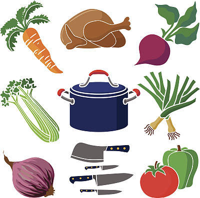 烹饪的设计元素图片下载