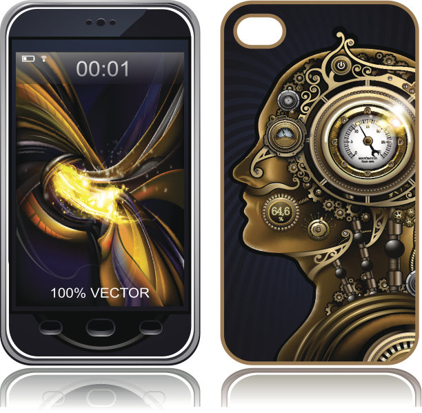 手机封套贴纸图片下载