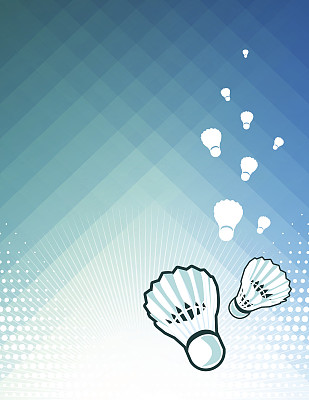 羽毛球运动的背景图片下载