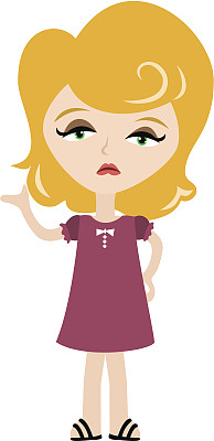 伤心的女孩图片下载