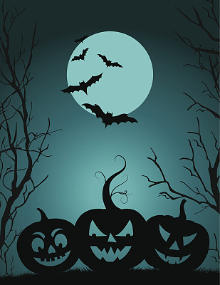 万圣节派对背景模板图片下载