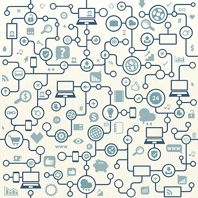 世界Web概念无缝模式图片下载