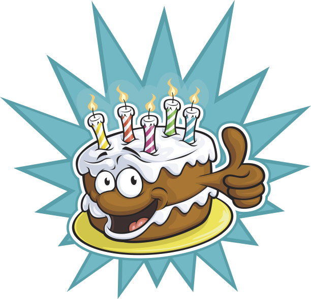 快乐的生日蛋糕图片下载