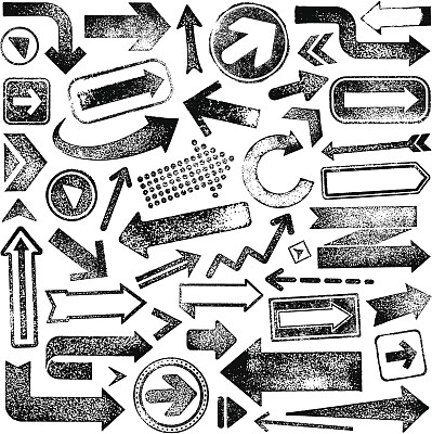 箭头,橡皮图章图片下载