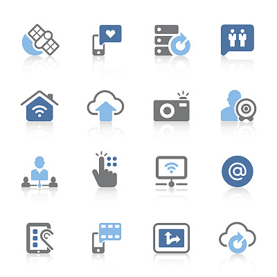 数字通信图标| azur系列图片下载