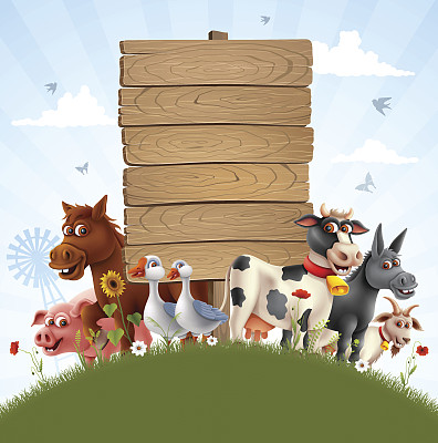农场动物家族图片下载