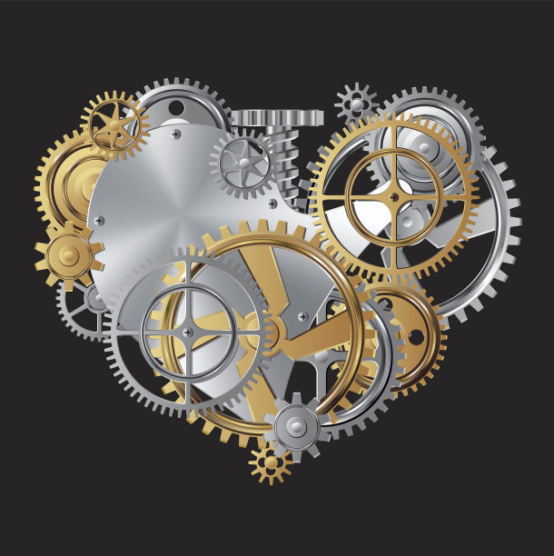 齿轮的心图片下载