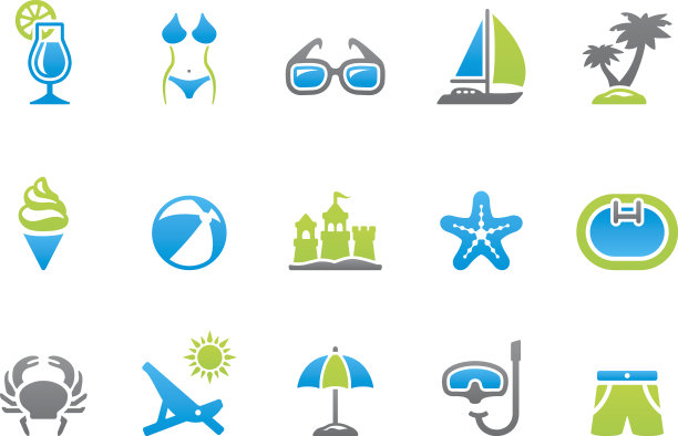 邮票图标-暑假图片下载