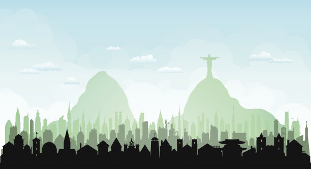 里约热内卢de Janeiro(每个建筑都是完整的和可移动的)图片下载