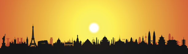 世界纪念性建筑(详细、可移动和完整的建筑)图片下载