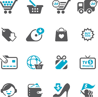 购物图标集|简洁系列图片下载