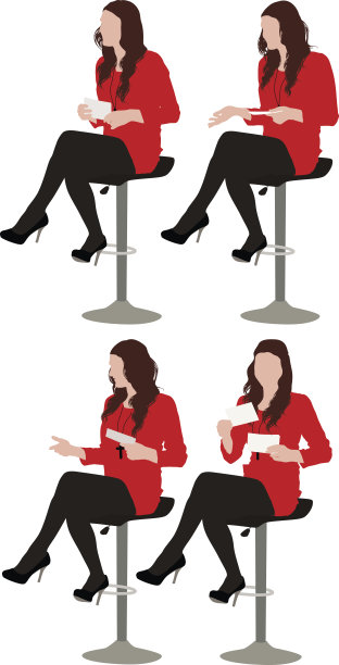 多张女人坐在凳子上的图片图片下载