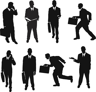 努力工作的商人图片下载