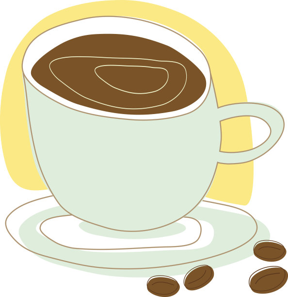 早晨的一杯咖啡图片下载