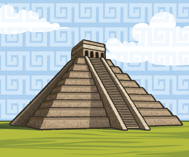 奇琴伊察?the Kukulkan玛雅金字塔图片下载