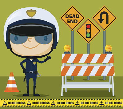 交通警察图片下载