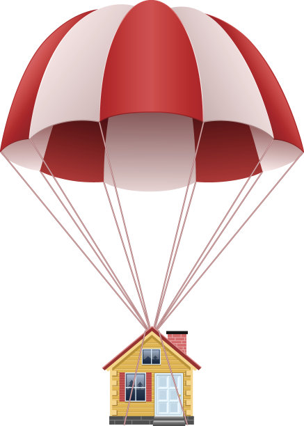 降落伞的房子图片下载