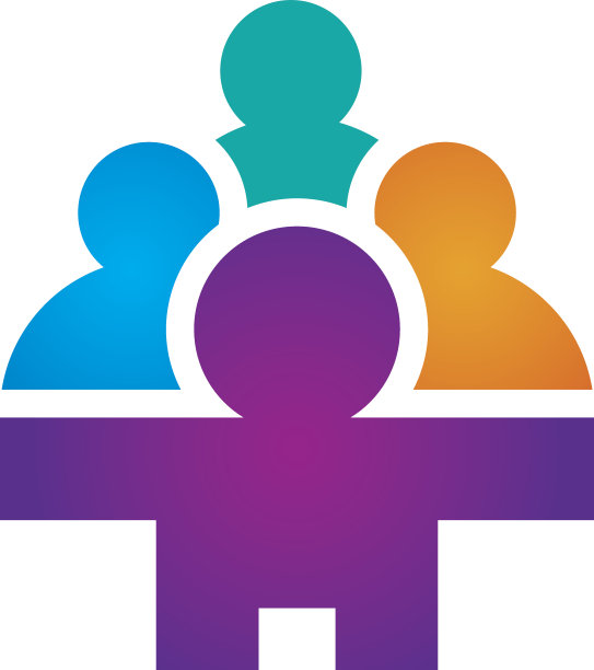 社会伙伴团体社区网络图标标志图片下载