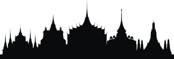 曼谷(建筑精细、完整、可移动)图片下载