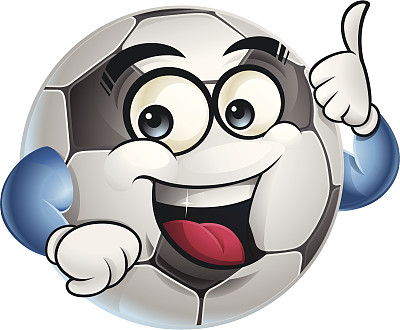 足球卡通-竖起大拇指图片下载