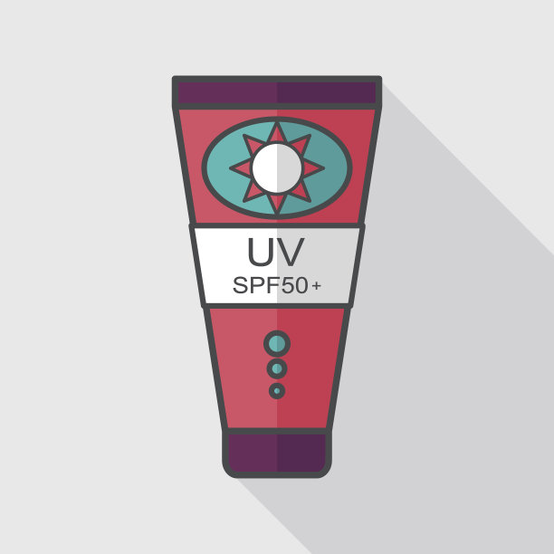 长阴影的扁平图标，eps10图片下载