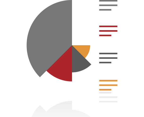 花冠图表图标上的白色背景。图片下载