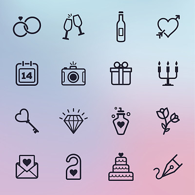 婚礼一行图标图片下载