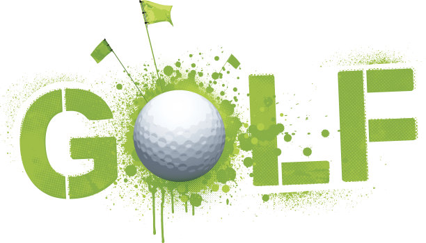 高尔夫球矢量设计图片下载