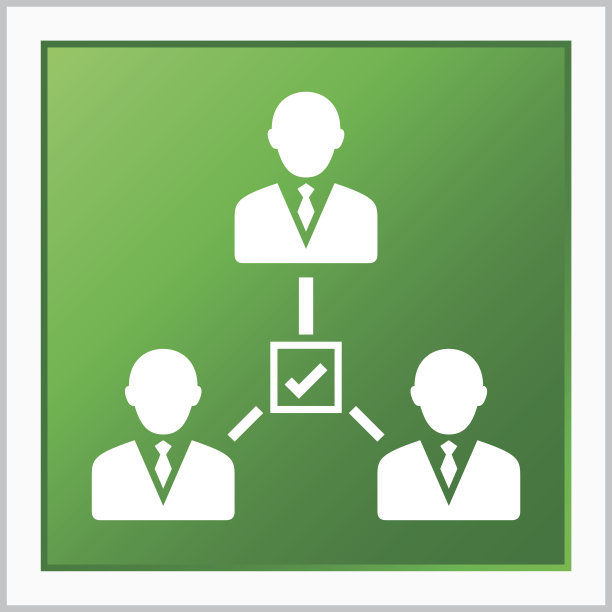 领导图标上的一个方形按钮。图片下载