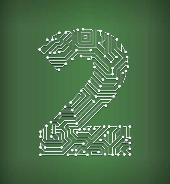 两个电路板版税免费矢量艺术背景图片下载