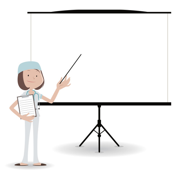 女医生(外科医生)在会议/会议环境中作报告图片下载