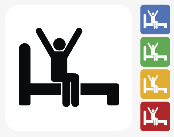 唤醒图标平面设计图片下载