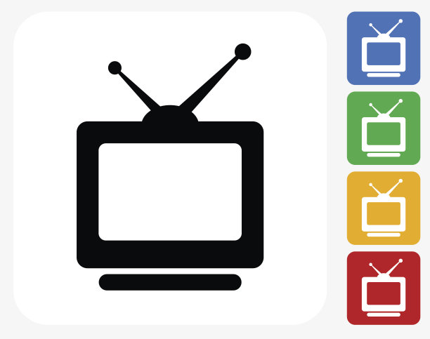 电视图标平面设计图片下载