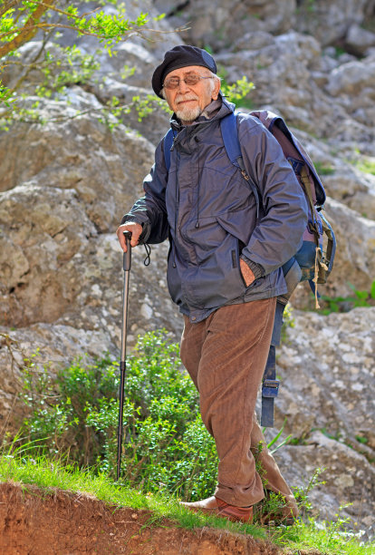 高级的人徒步旅行图片下载