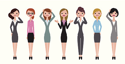 商业女性哭图片下载