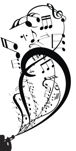 音乐抽象背景图片下载