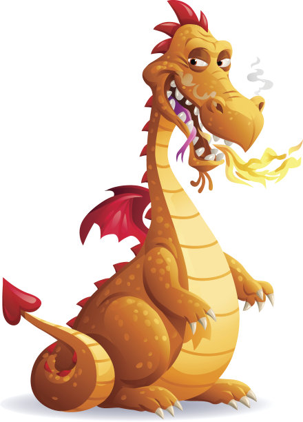 橙龙喷火图片下载