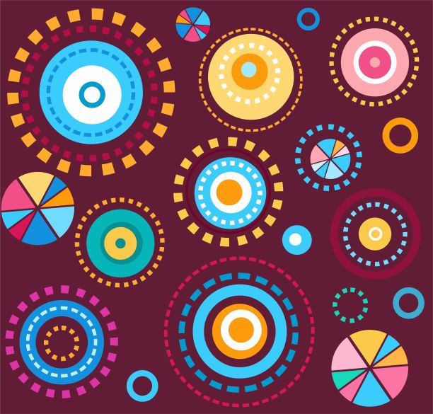 背景，几何，圆形，五颜六色，烟花，酒红，无缝，抽象。图片下载