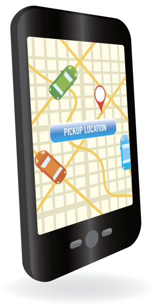 出租车、私家车、拼车手机应用程序图标设计图片下载