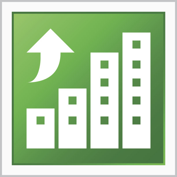 公寓楼图标上的一个方形按钮。图片下载