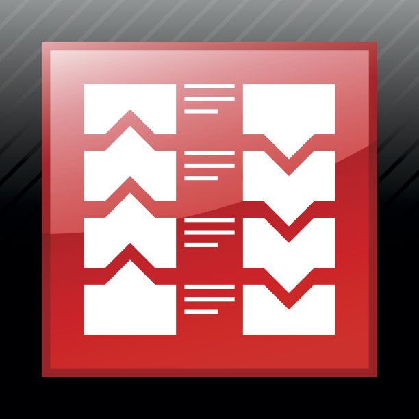 方框按钮上的流程图图标。图片下载