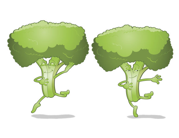 跳舞的西兰花图片下载