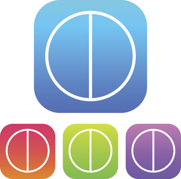 超轻界面饼图图标图片下载